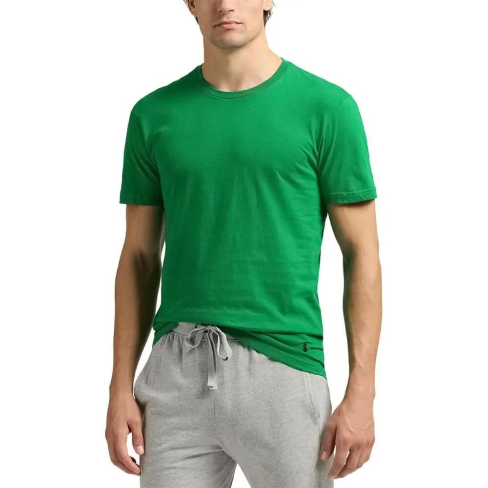Polo Ralph Lauren Mens 3-Pack Cotton Crewneck Undershirts M Blue/Green/Black NWT